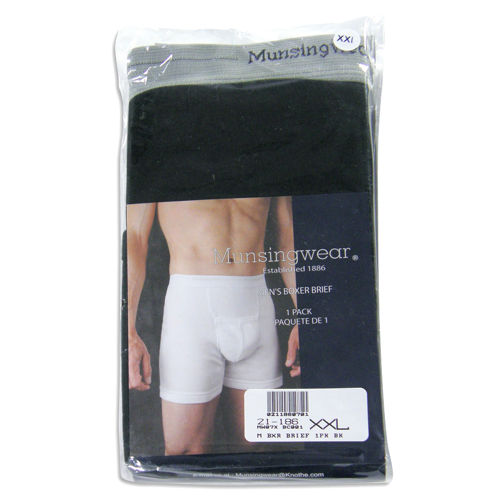 Munsingwear Big Mens Full Rise Boxer Briefs With Kangaroo Pouch Fly Ebay