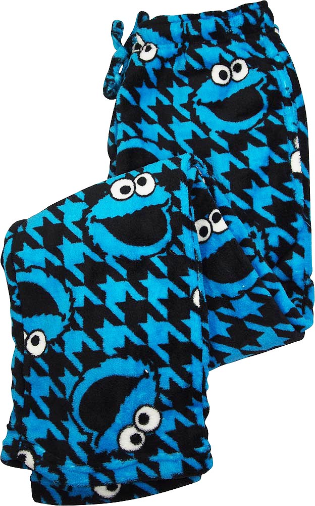 Sesame Street Mens Cookie Monster Micro Fleece Sleep Lounge Pajama Pant | eBay