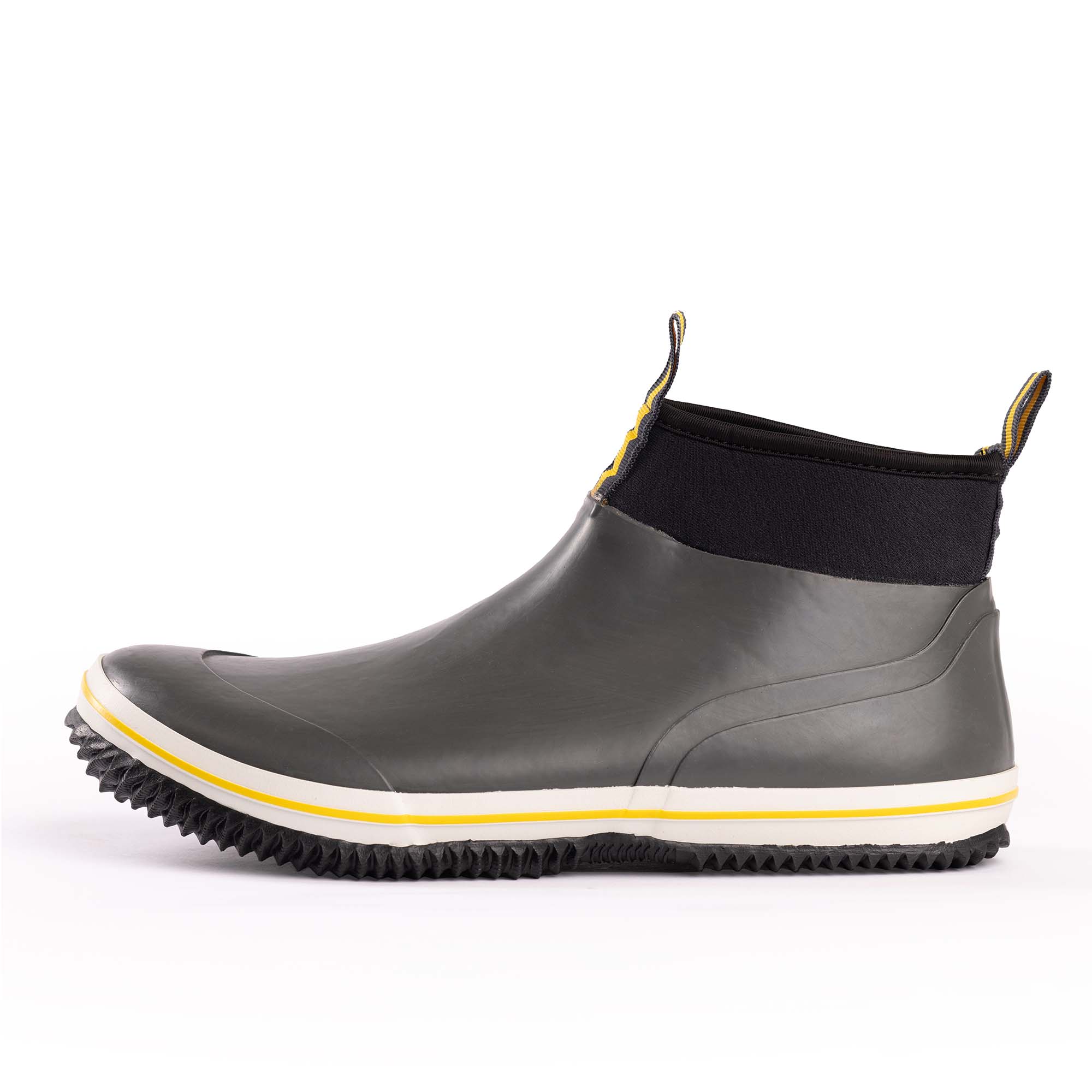 NORTY Rubber Waterproof 6 inch Ankle Rain Boot Shoes for Men