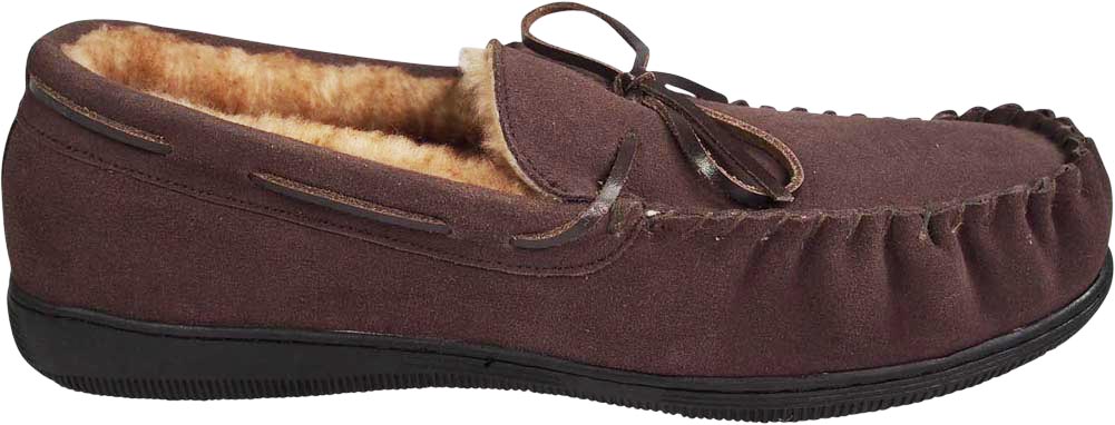 Norty Mens Genuine Leather Cowhide Suede Slippers Moccasin Slip On Loafer Ebay 1243