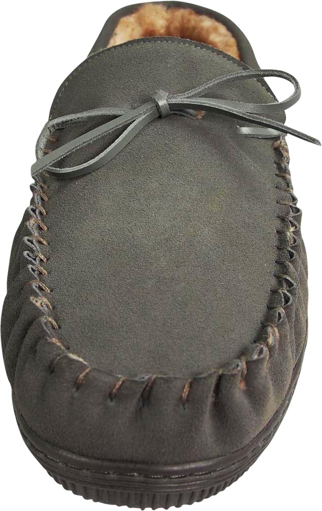 Norty Mens Genuine Leather Cowhide Suede Slippers Moccasin Slip On Loafer Ebay 1531