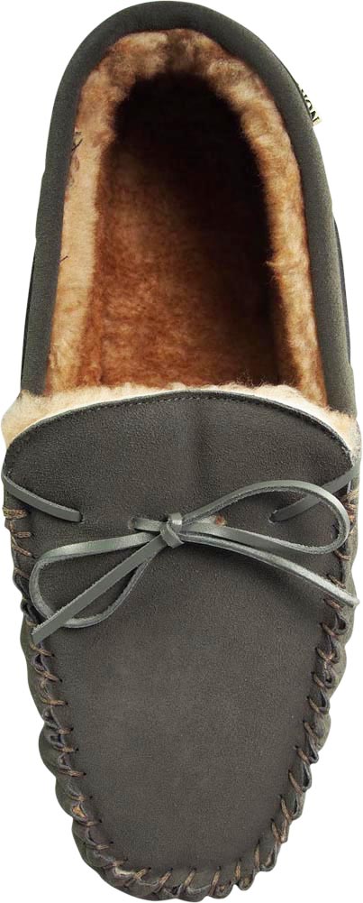 Norty Mens Genuine Leather Cowhide Suede Slippers Moccasin Slip On Loafer Ebay 