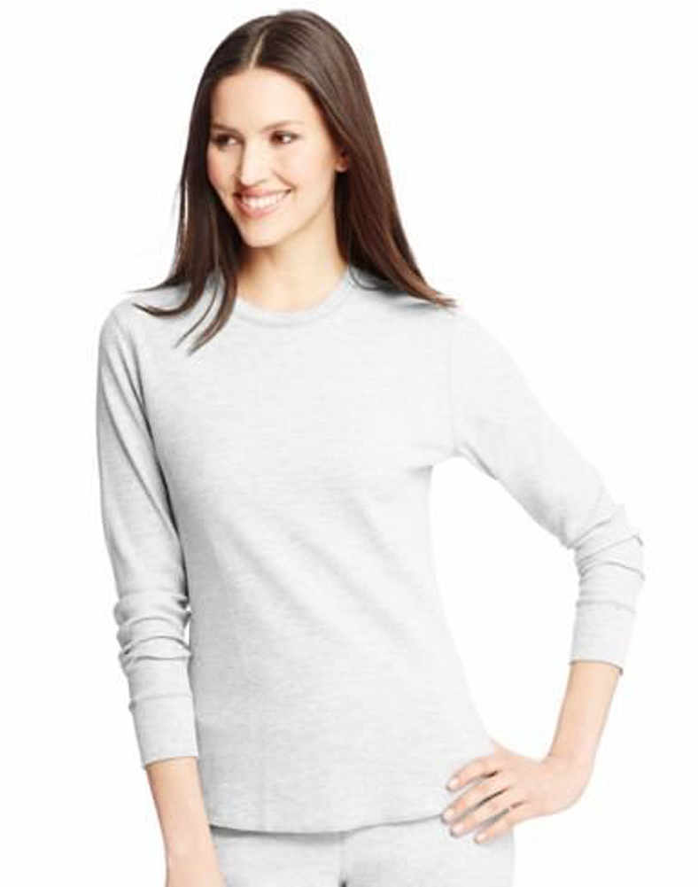 Hanes Women's X-Temp Thermal Underwear - Solids and Printed Long Sleeve ...