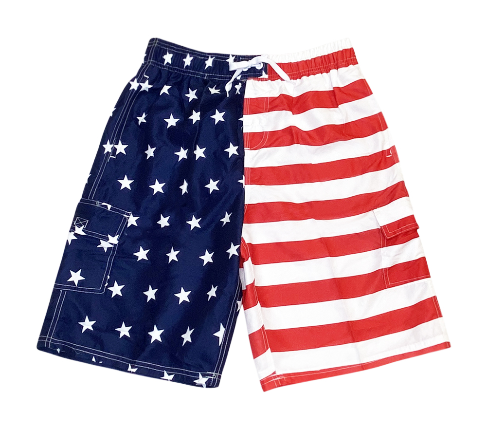 Norty Mens Big Extended Size Swim Trunks - Mens Plus King Size Swimsuit thru 5X